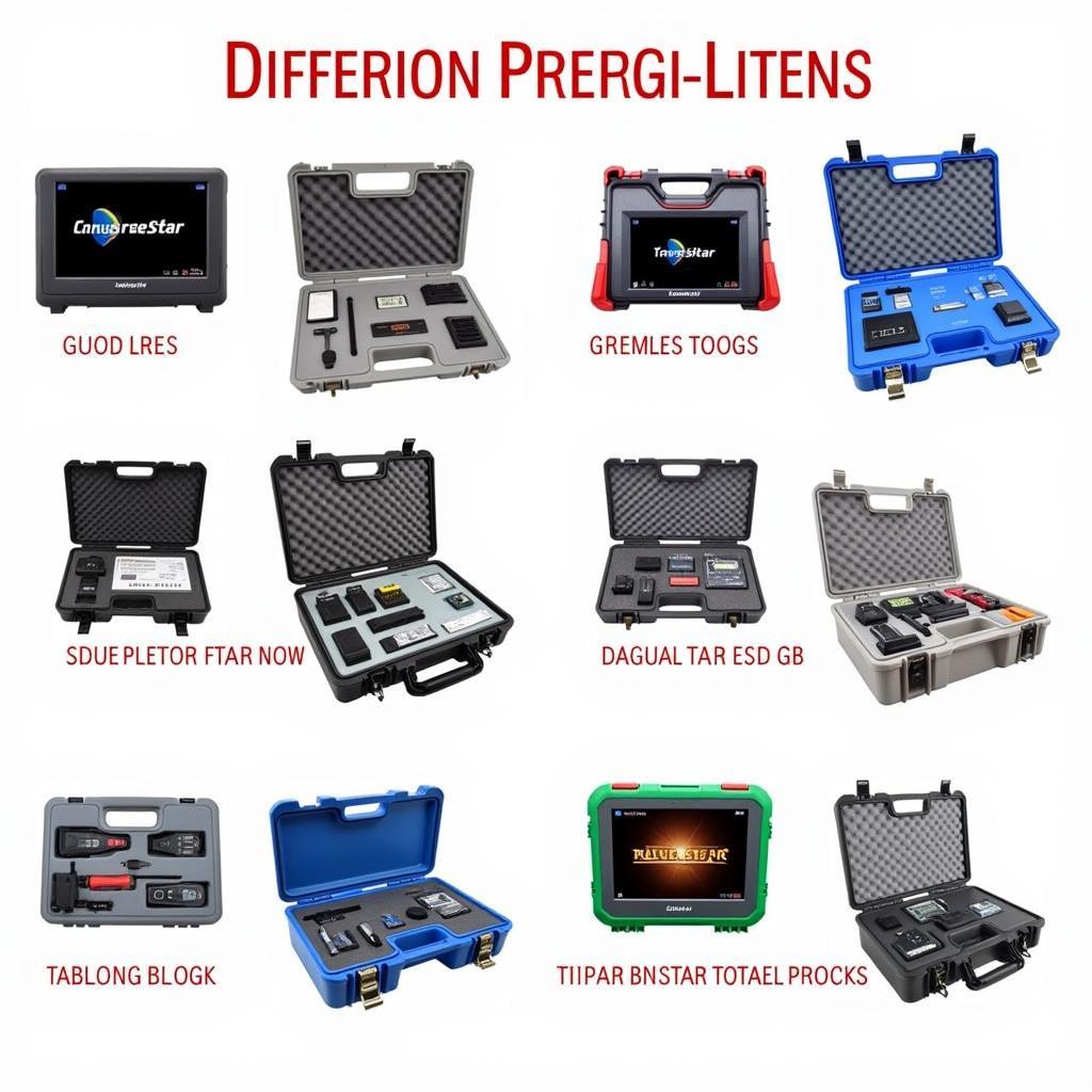 Various Travelstar diagnostic tool kits