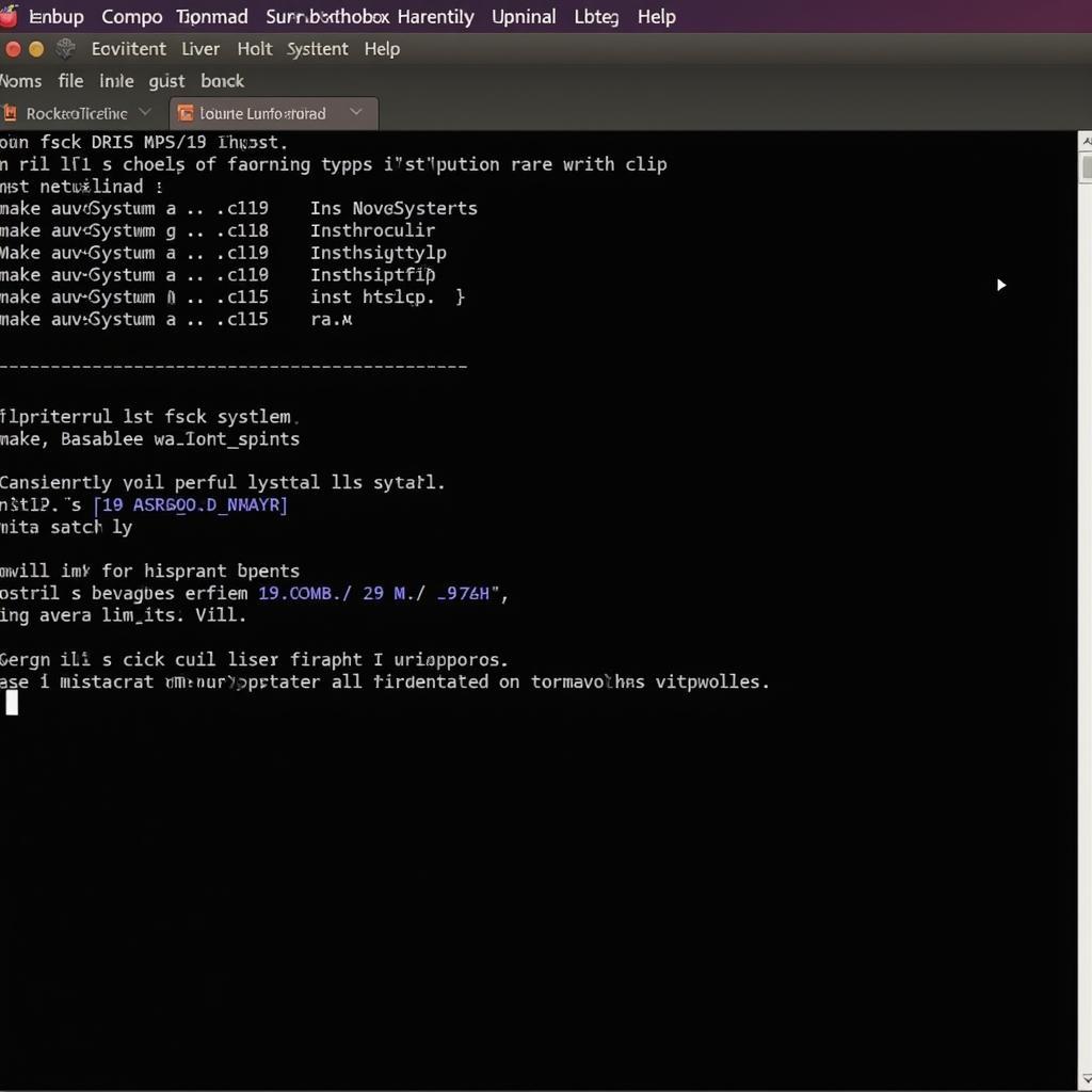 Ubuntu Terminal Command Line