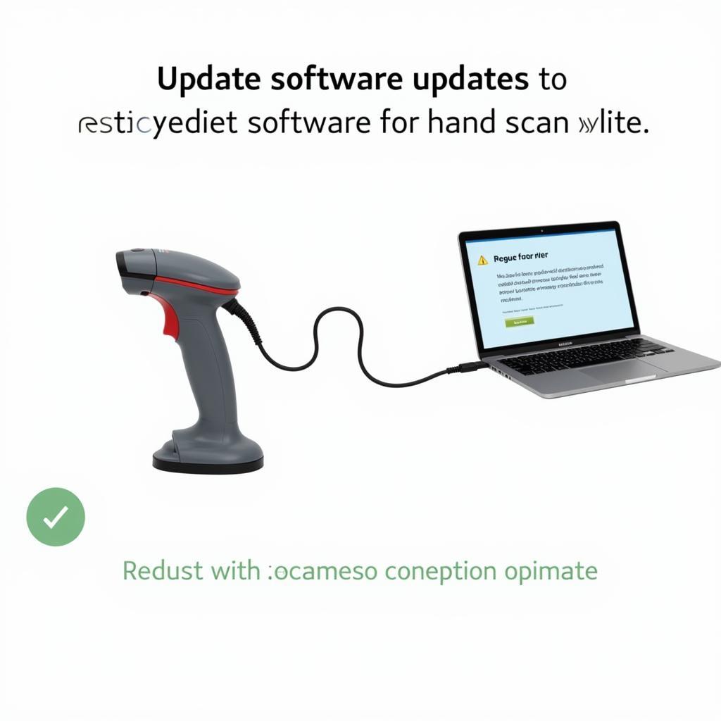 Updating Hand Scanner Software via Computer