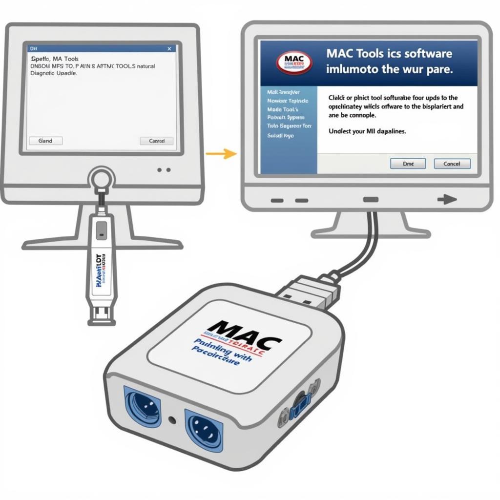 Updating the Software of a MAC Tools Diagnostic Tool