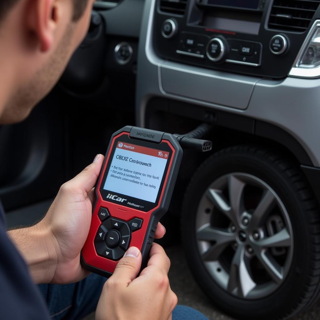 Using an iCar Soft Scanner