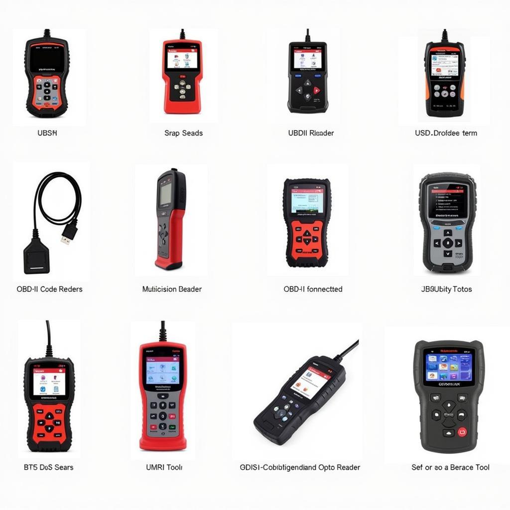 Various Automotive Scan Tools