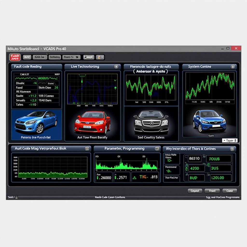 VCADS Pro 2.40 Software Dashboard