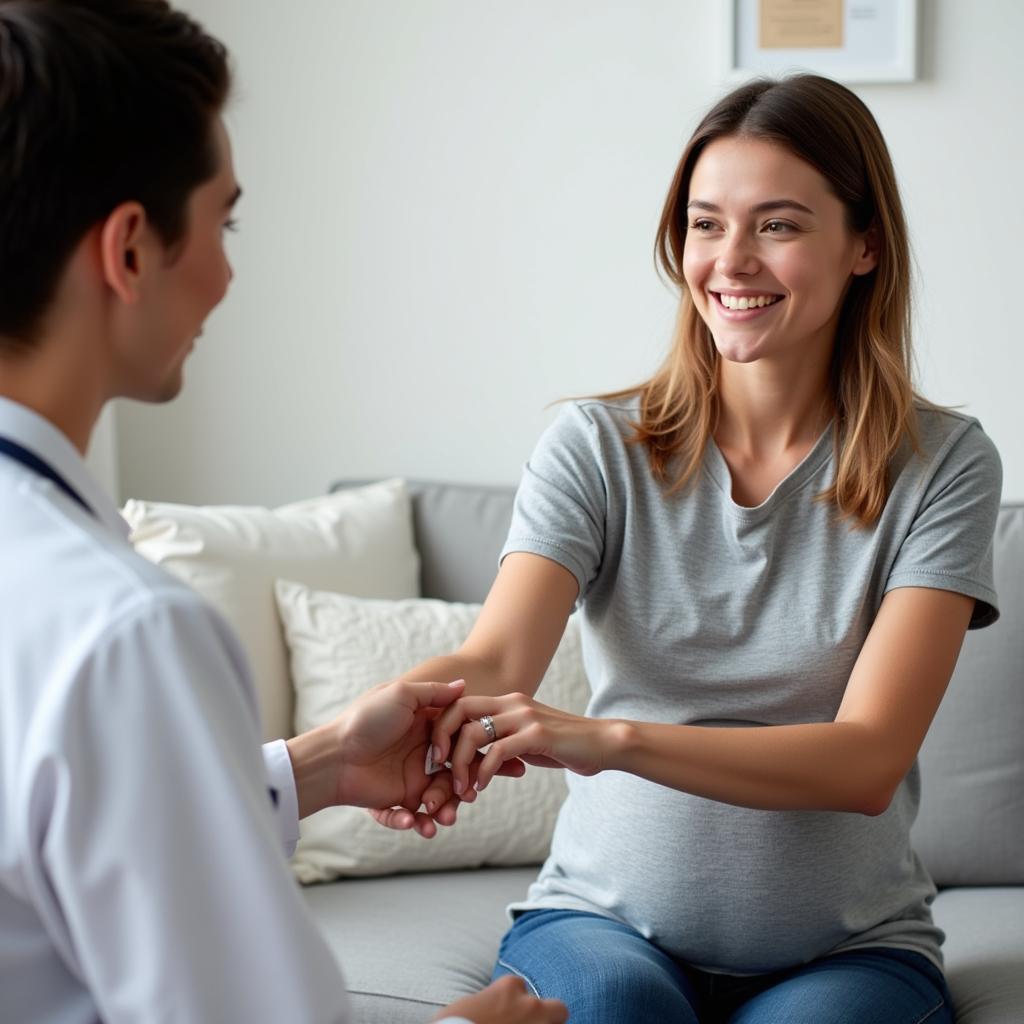 Seeking support after an ectopic pregnancy diagnosis