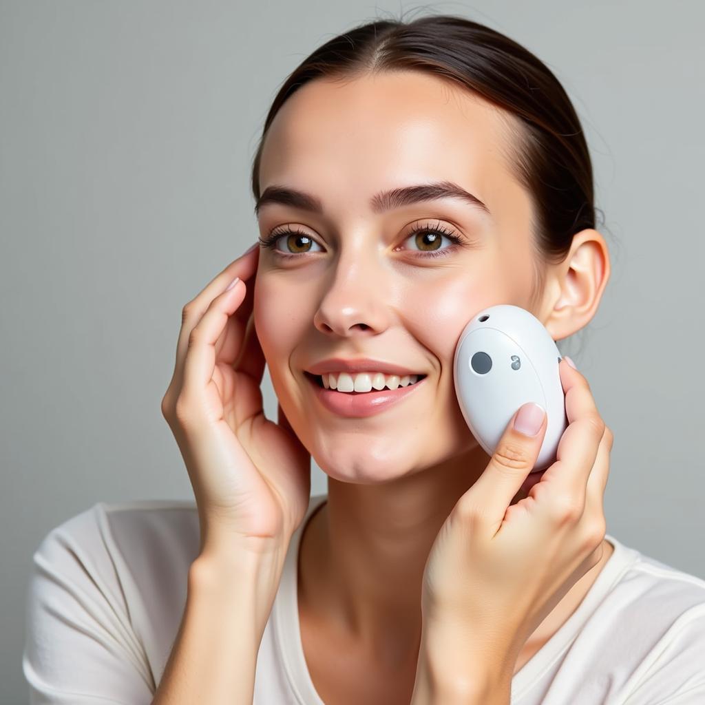 Using a Skin Care Face Scanner