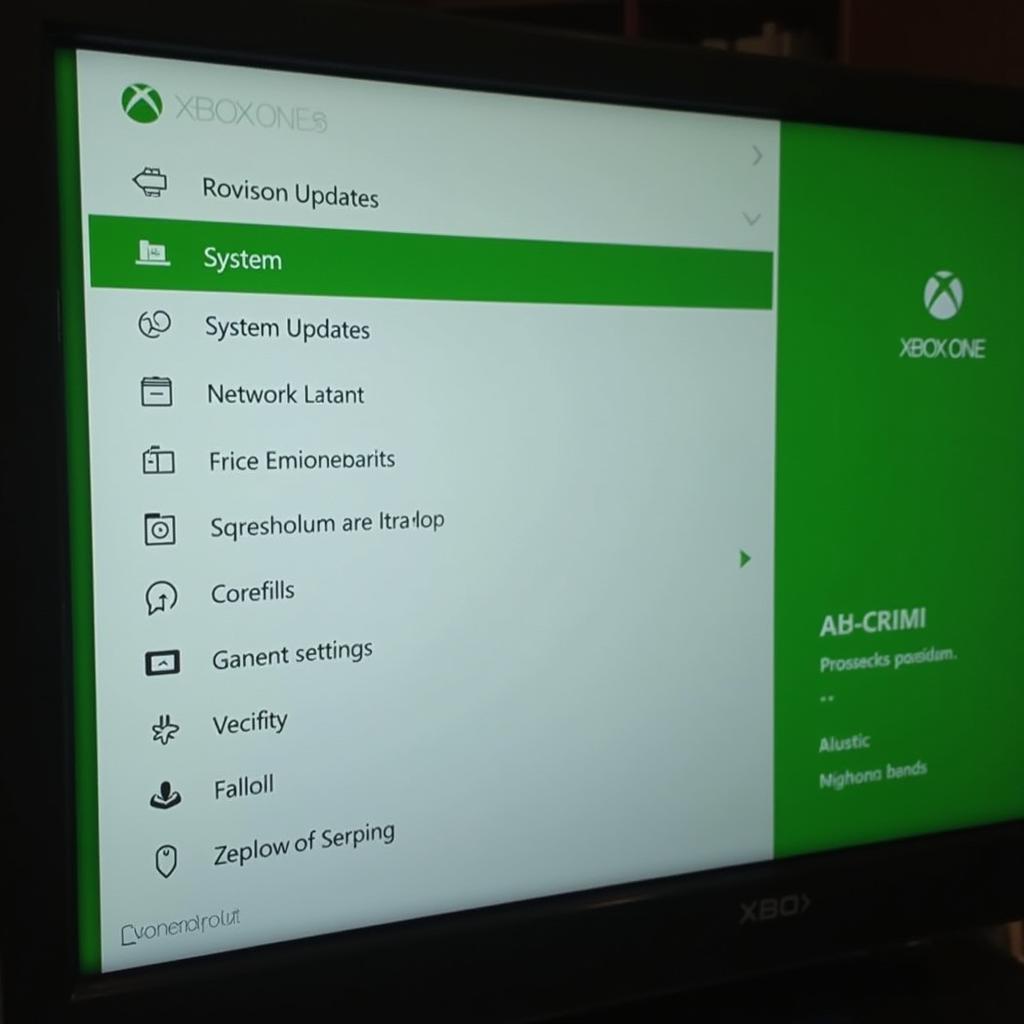 Xbox One Console Settings