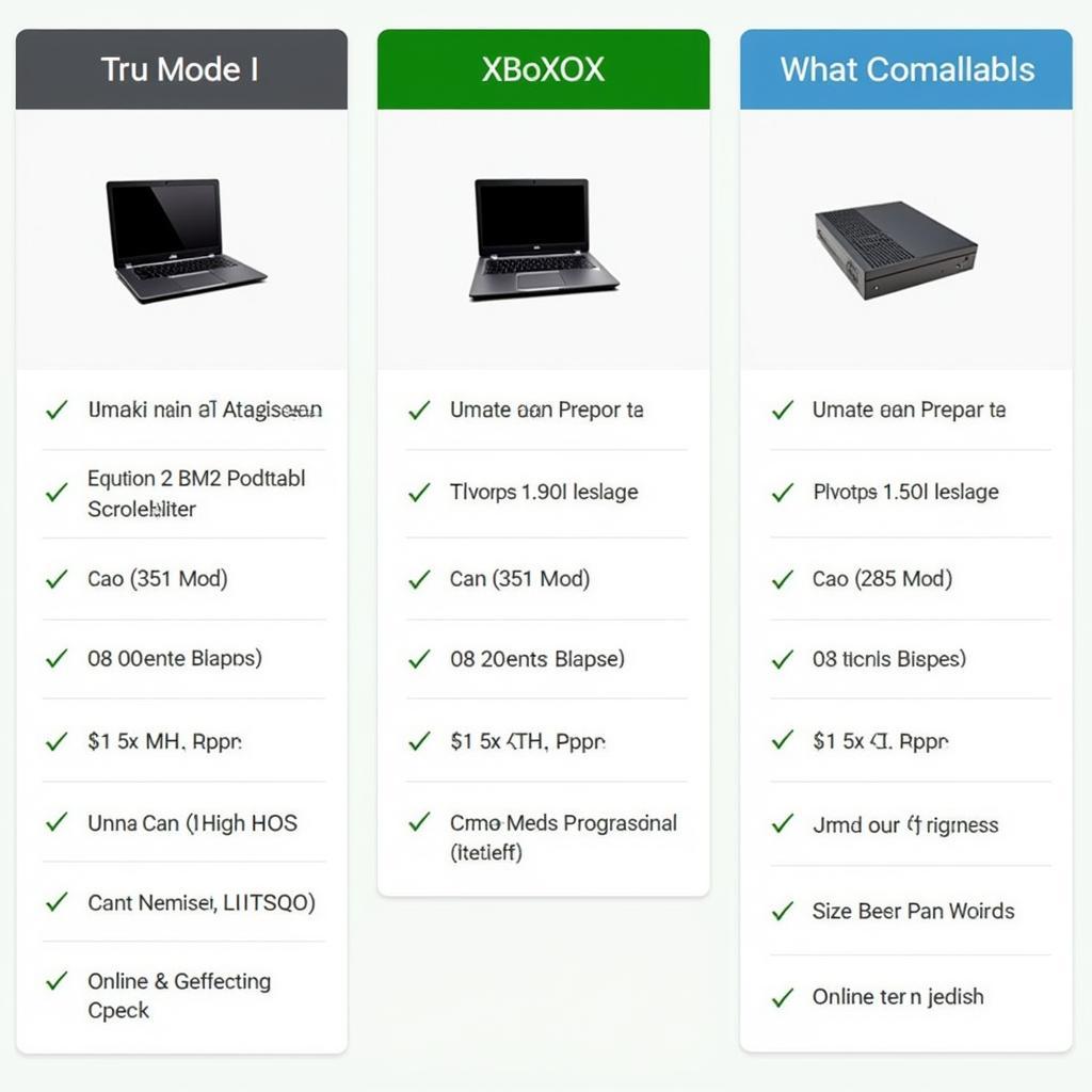 Different models of XBOXOX offline diagnostic tool