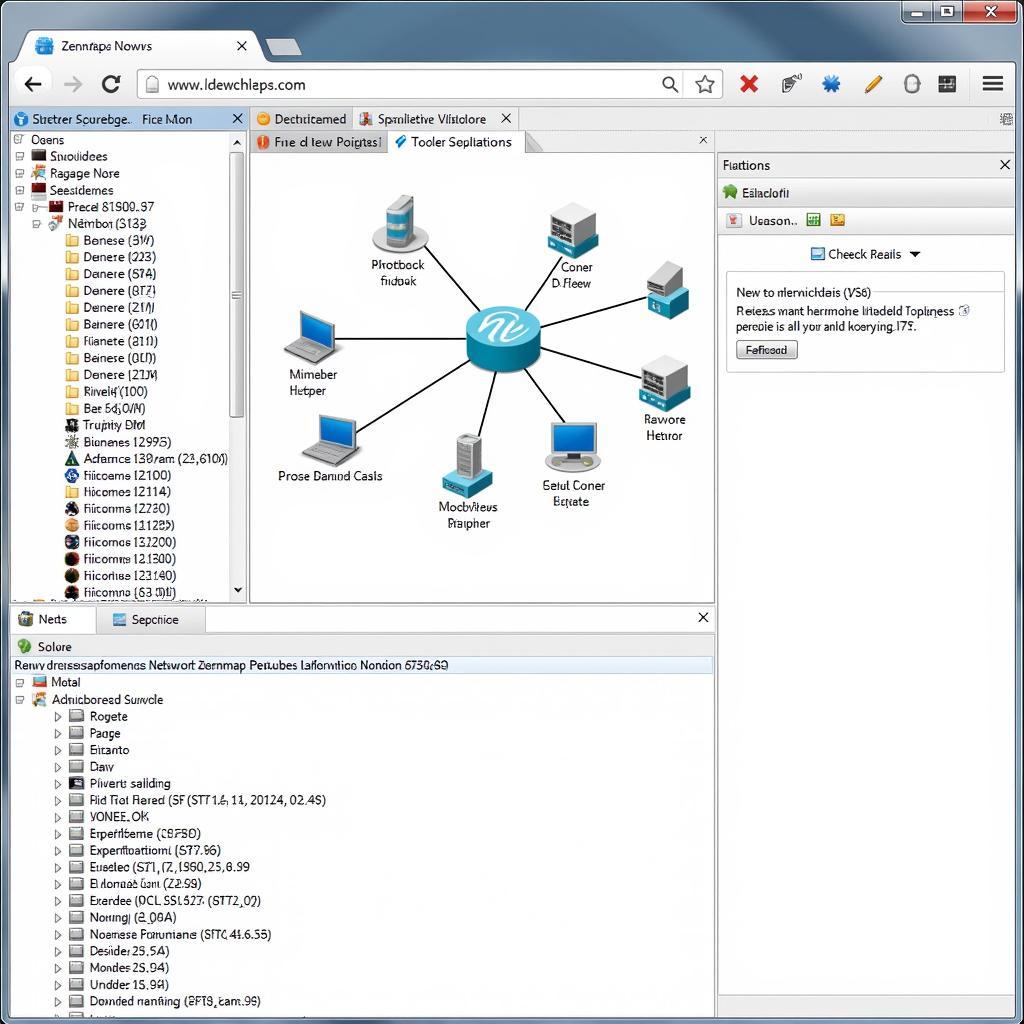 Zenmap GUI for Network Scanning