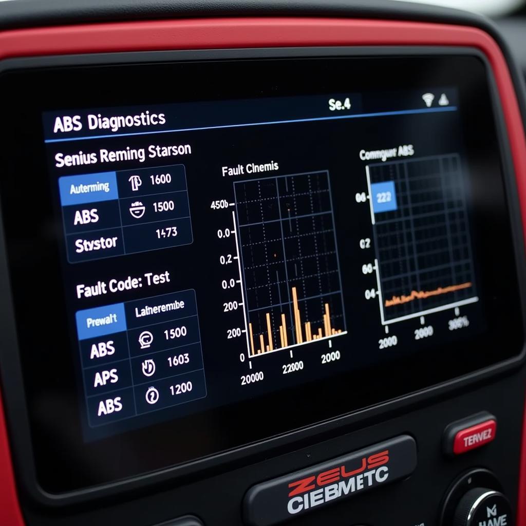 Zeus Diagnostic Tool Performing ABS Diagnostics