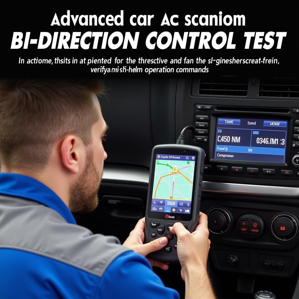 Advanced Car AC Scanner Features in Use