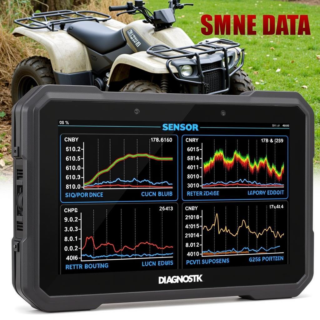 Viewing Live Data on an ATV Diagnostic Tool