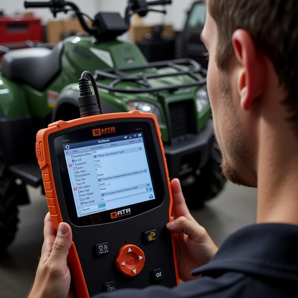 Reading Diagnostic Trouble Codes on an ATV