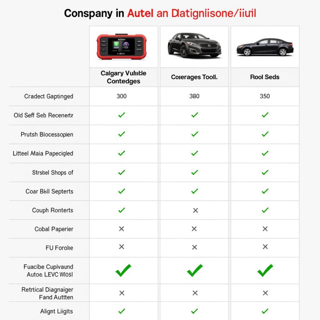 Comparing Autel Diagnostic Tool Models