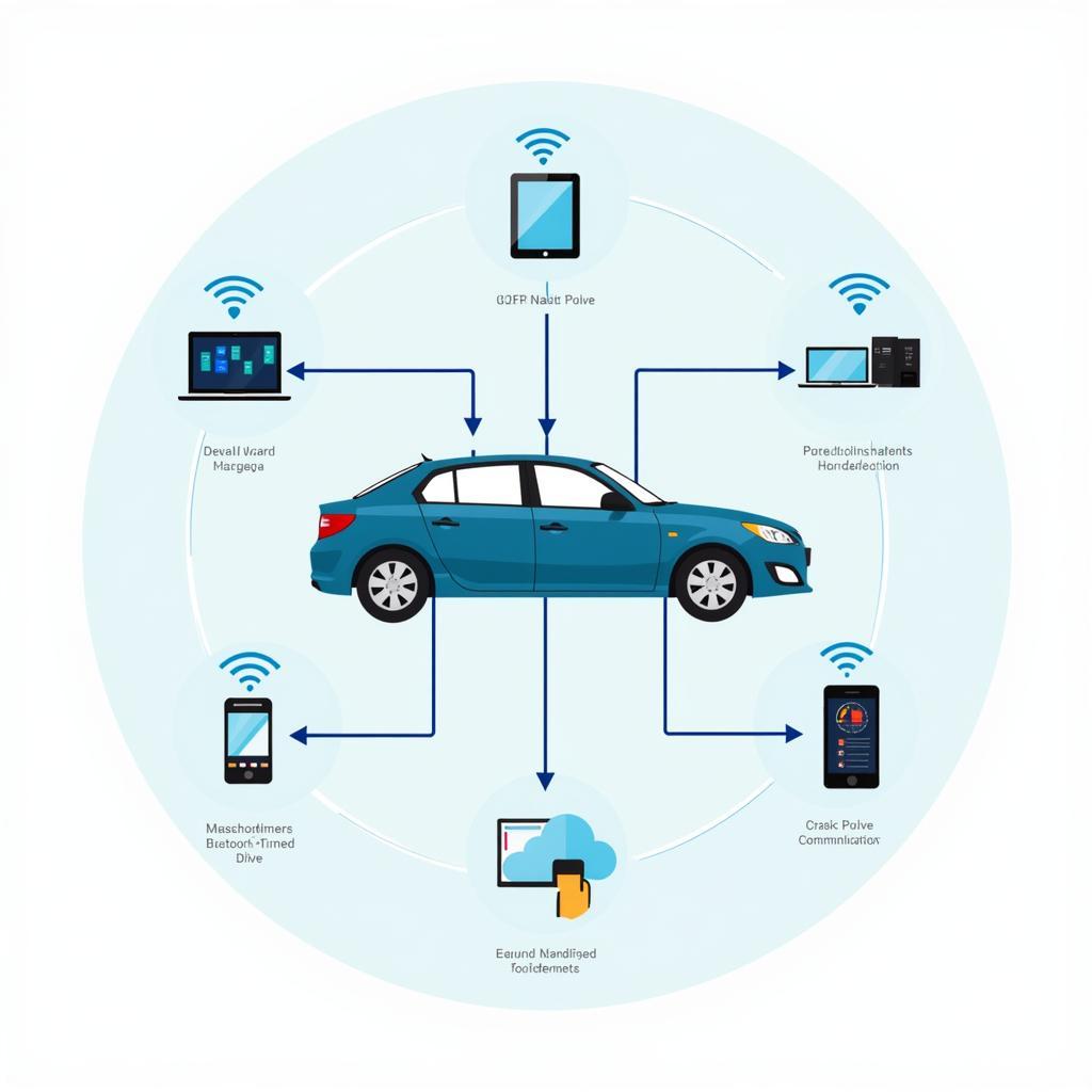 Automotive Wireless Network Diagram