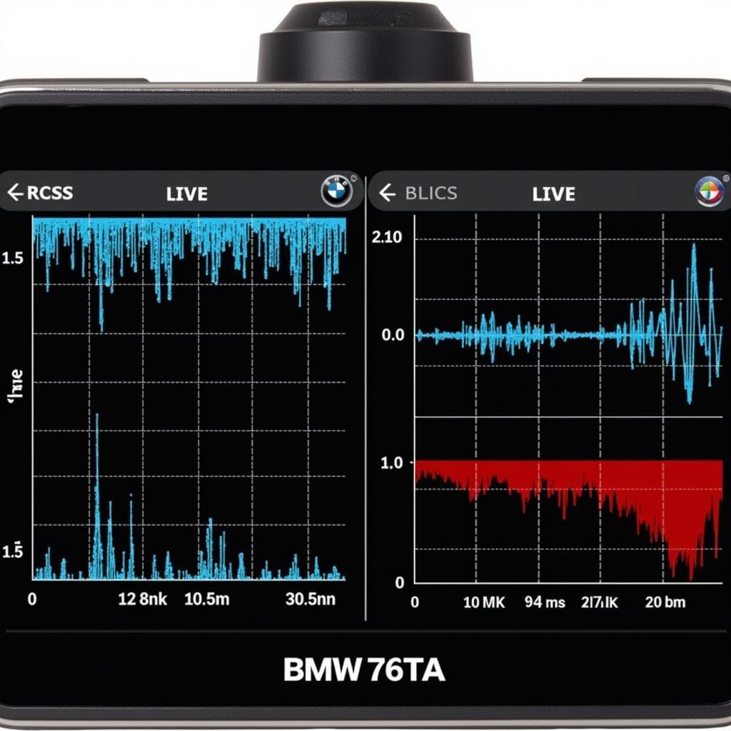 BMW ECS Scan Tool Displaying Data