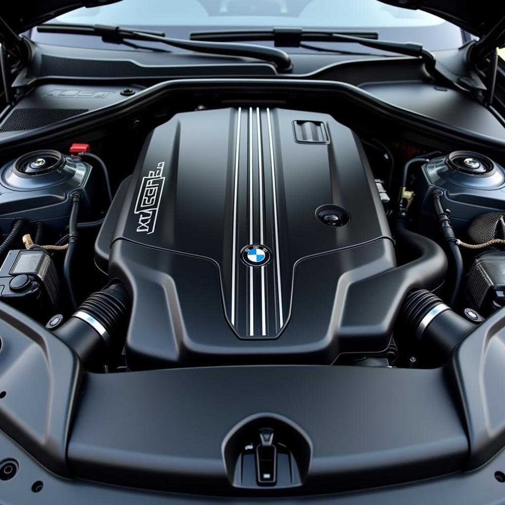 BMW Engine Bay Showcasing Natural Engine Sound