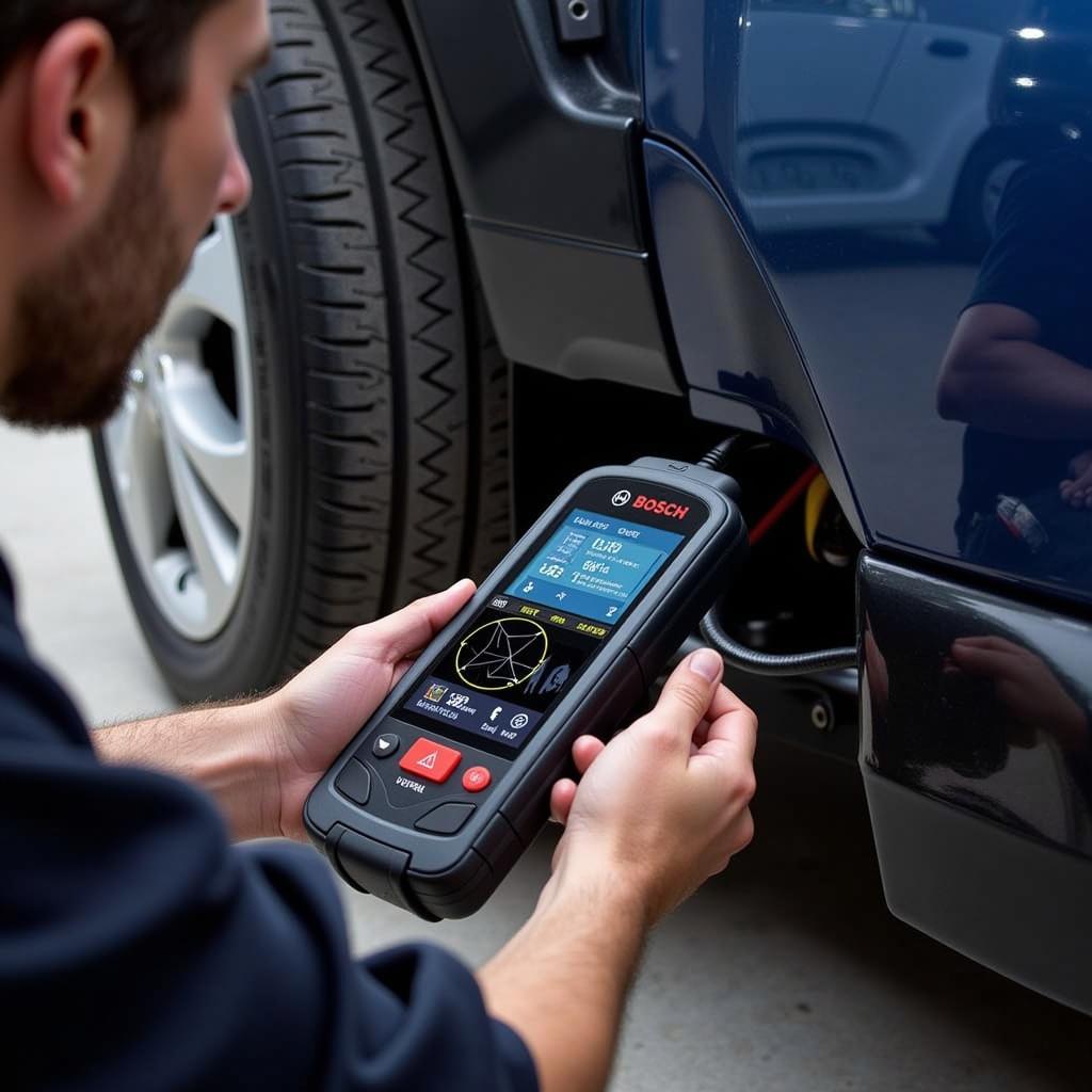 Read more about the article Bosch Scan Tool 1050 Review: A Comprehensive Guide for Automotive Professionals