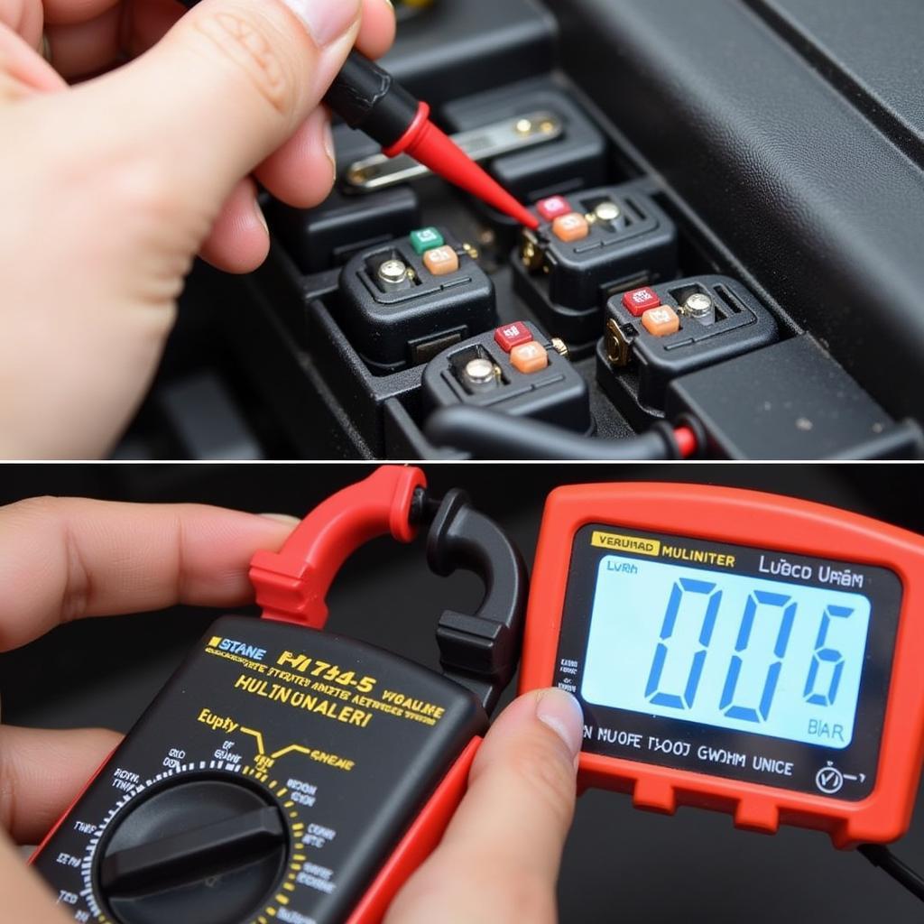 Checking Vehicle Fuses with Multimeter