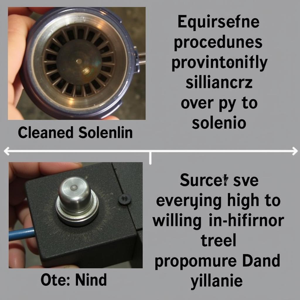 Cleaned Solenoid After SNQP Diagnosis