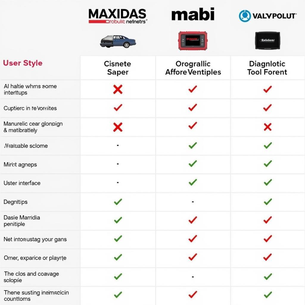 Comparison of Maxidas with Other Scan Tools