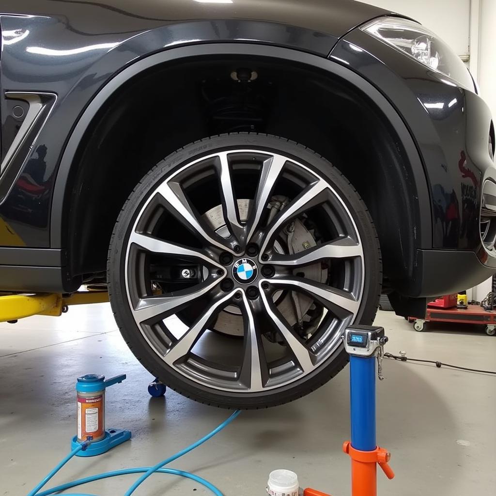 Completed Brake Bleed on a BMW