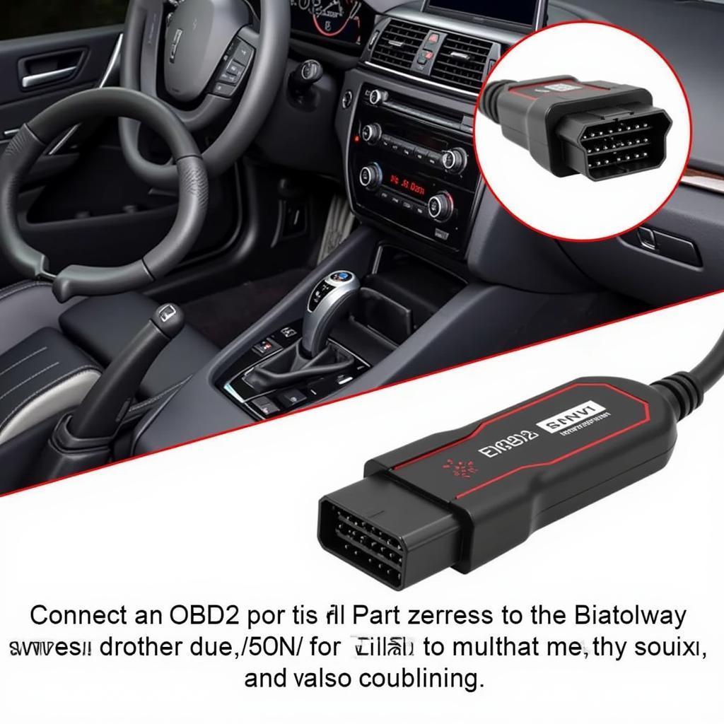 Connecting a BMW Scan Tool to the OBD2 Port