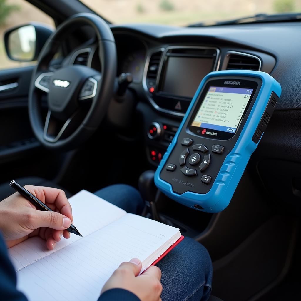 Connecting OBD Scan Tool to a Car