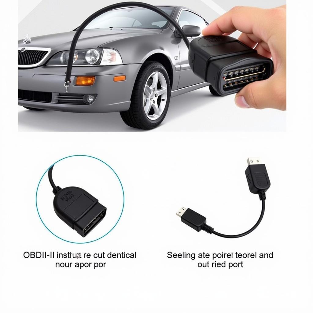 Connecting Vicky Foxwell Scanner to OBD2 Port of a Car for Diagnostics