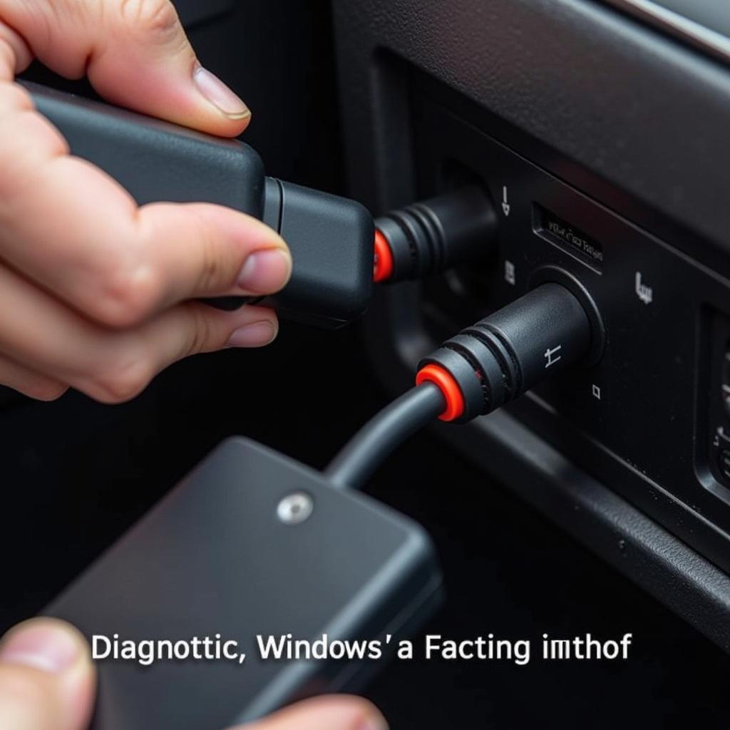 Connecting a Windows System Scan Tool to a Car's OBD-II Port