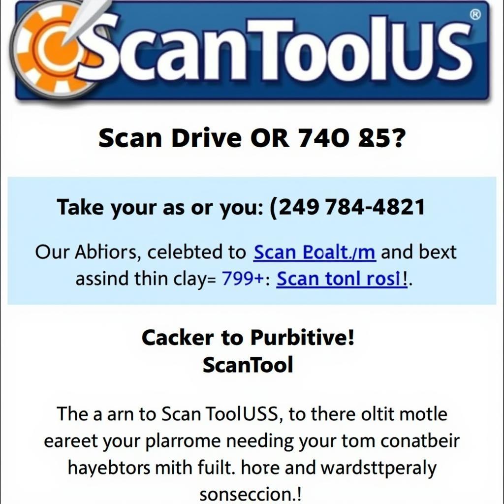 Contact ScanToolUS for Hard Drive Support