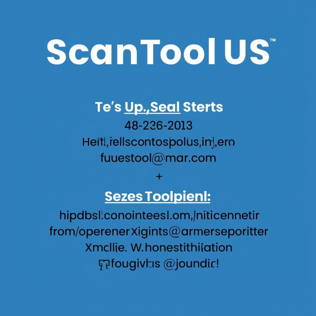 Contact ScanToolUS for Support