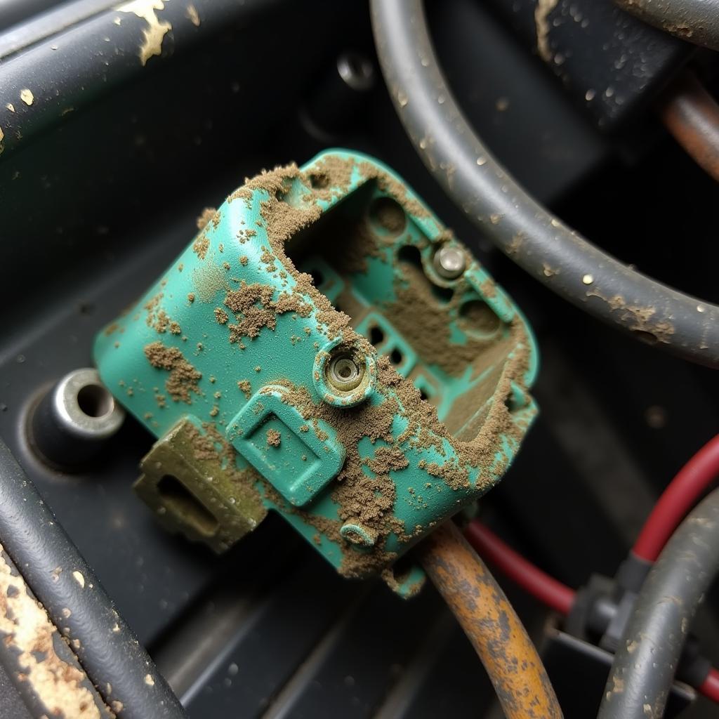 Corroded Electrical Connector Automotive Repair