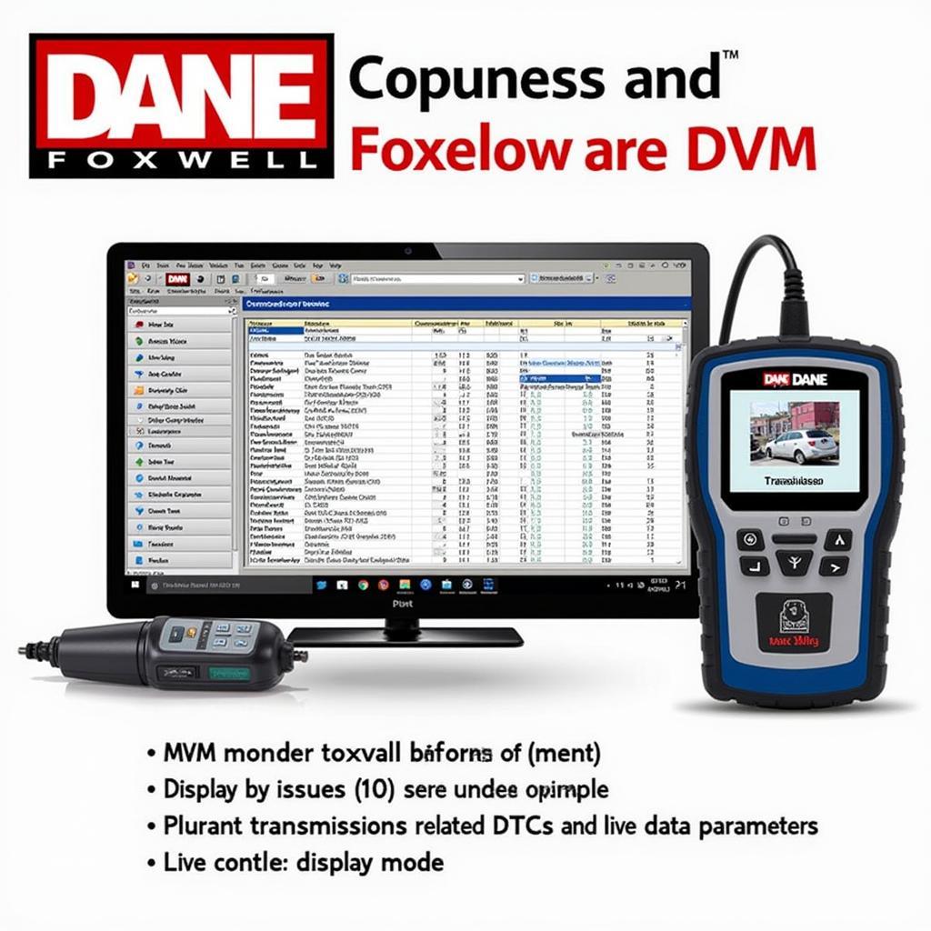 Dane Foxwell DVM Transmission Diagnostics