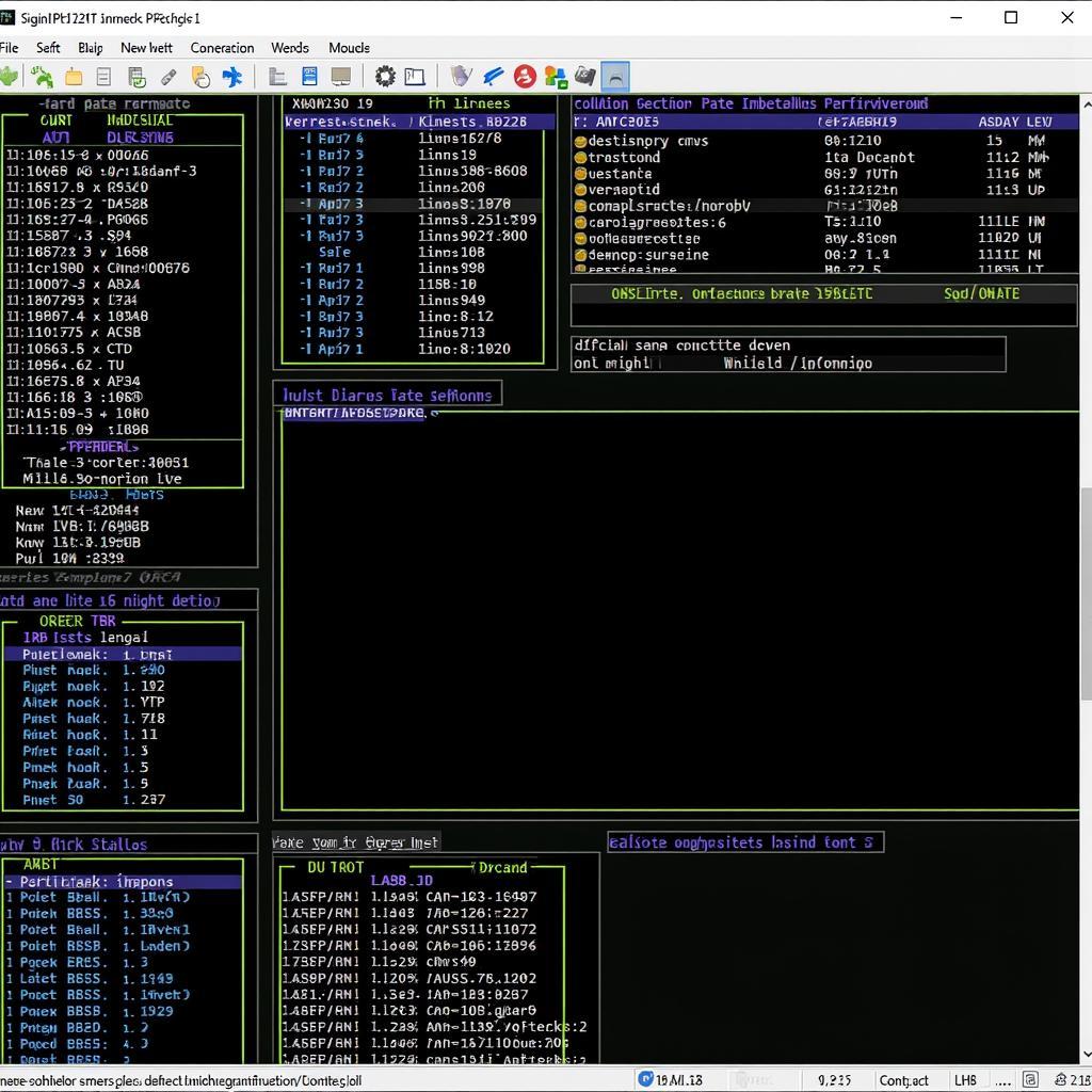 Diagnostic Software Interface Screenshot