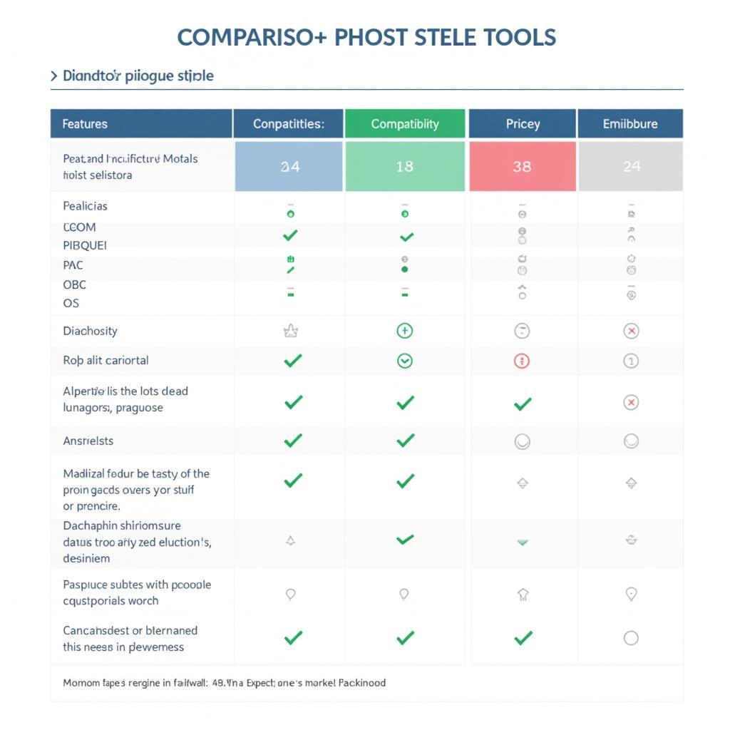 Comparing Various Automotive Diagnostic Tools