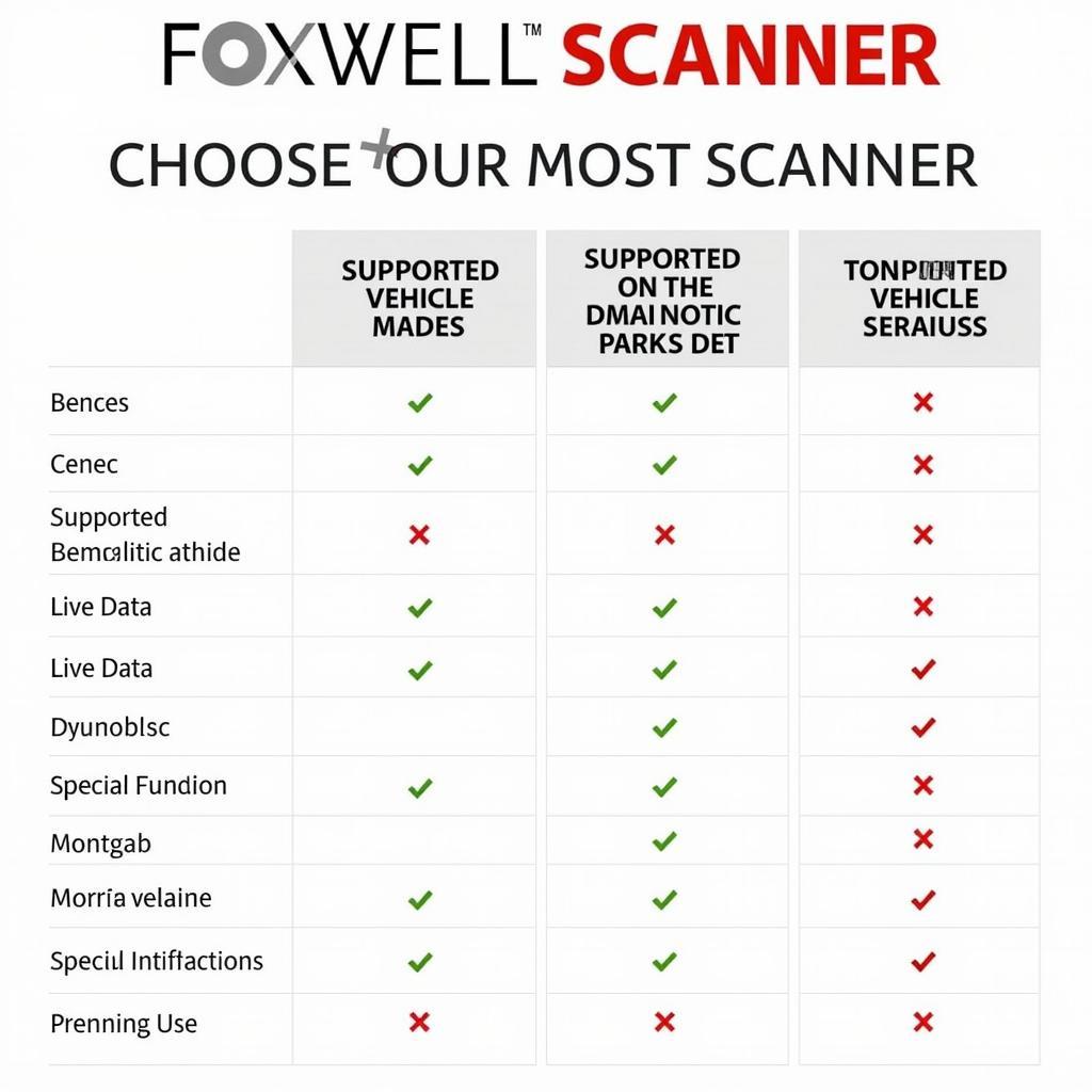 Comparison of Various Foxwell ODB Scanners