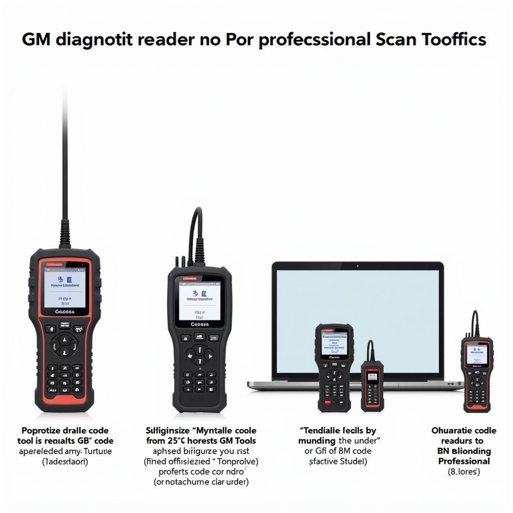 Various GM Diagnostic Scan Tools