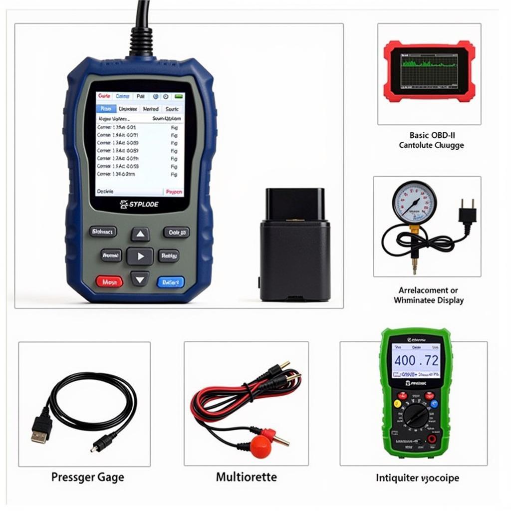 Various Automotive Diagnostic Tools