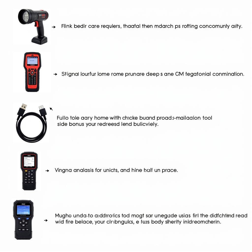 Various diagnostic tools available for automotive repair