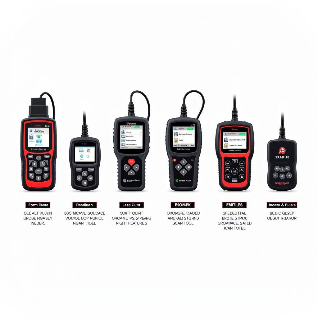 Various Jeep Diagnostic Tools