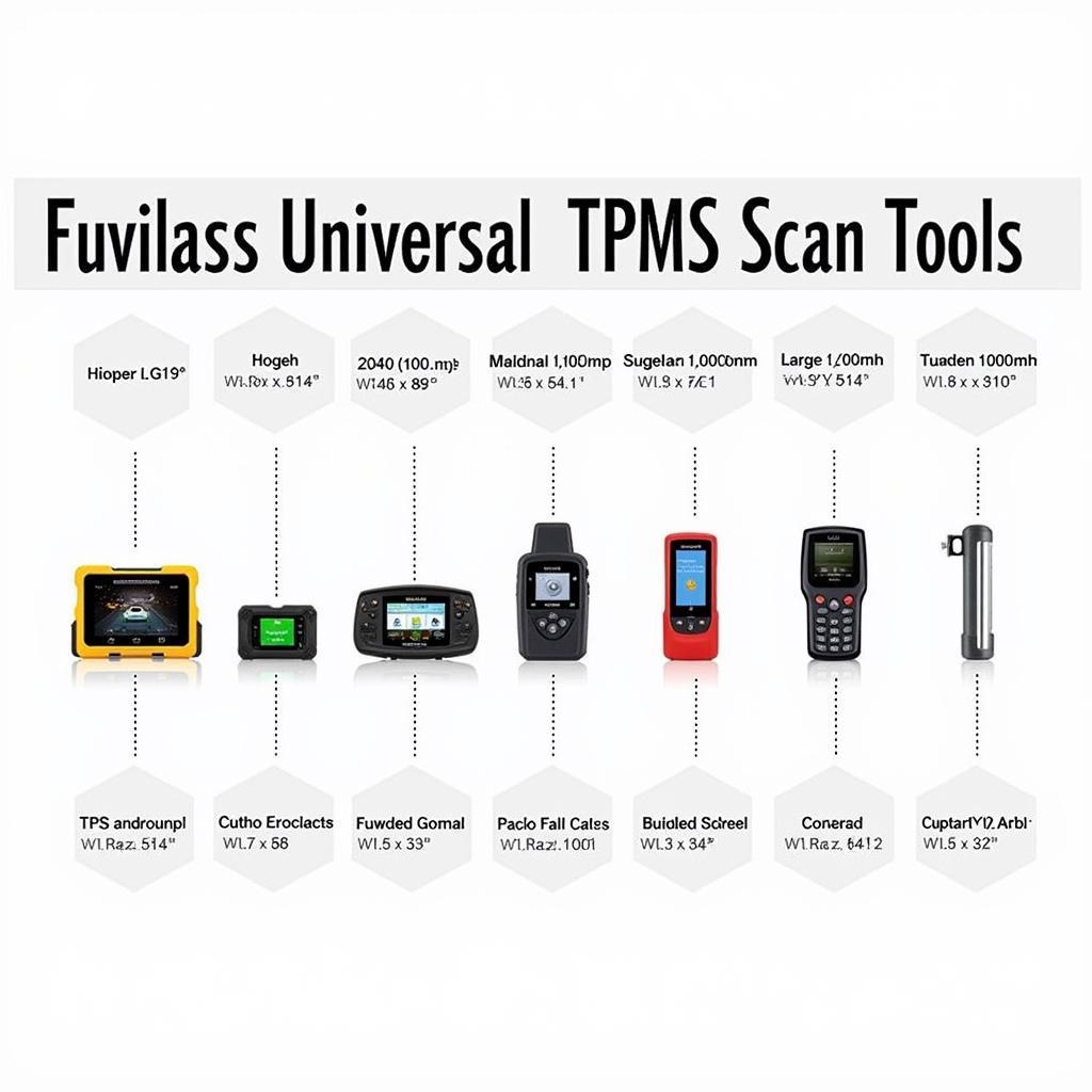 Different Types of Universal TPMS Scan Tools