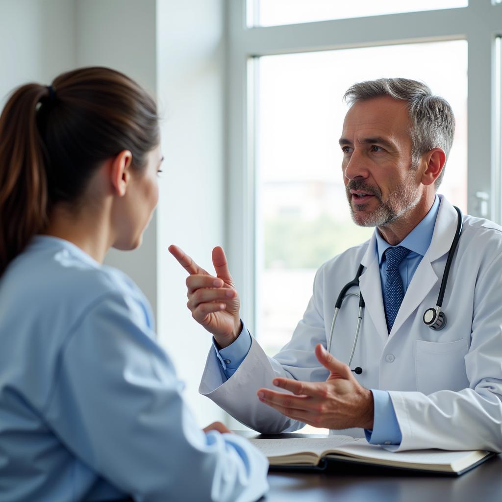 Doctor-Patient Consultation for GERD Diagnosis