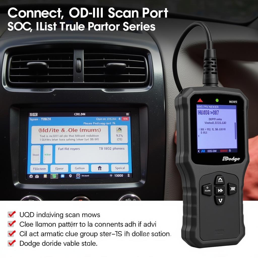 Connecting a Scan Tool to a Dodge