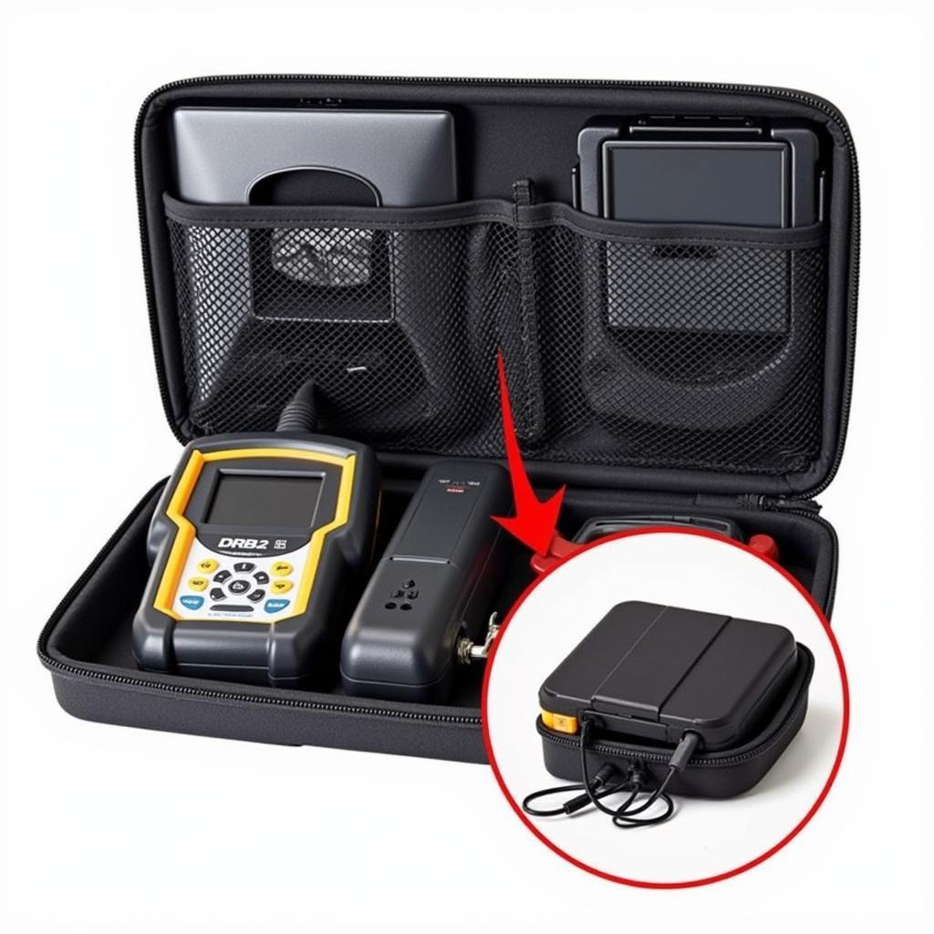 DRB2 Scan Tool Stored in Protective Case