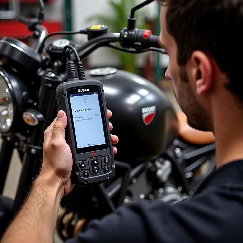 Reading Fault Codes on a Ducati Scrambler