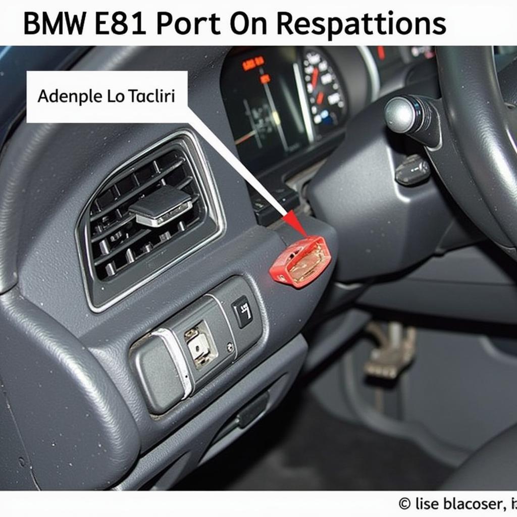 Locating the OBD2 Port on a BMW E38