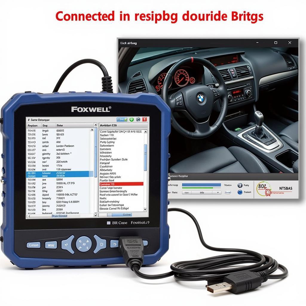 Foxwell NT510 Diagnosing Airbag Issues on E39