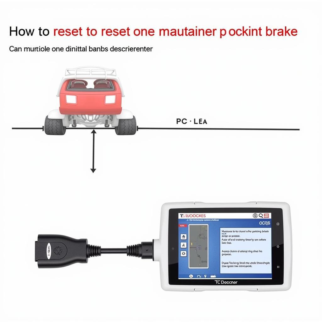 Electronic Parking Brake Reset Procedure Using a Scan Tool