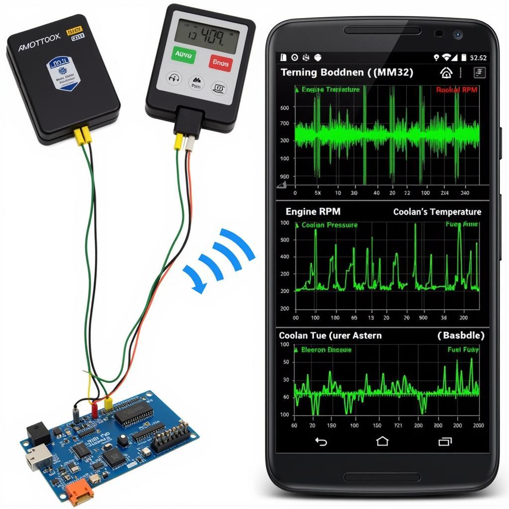 ELM327 App Displaying Real-Time Data