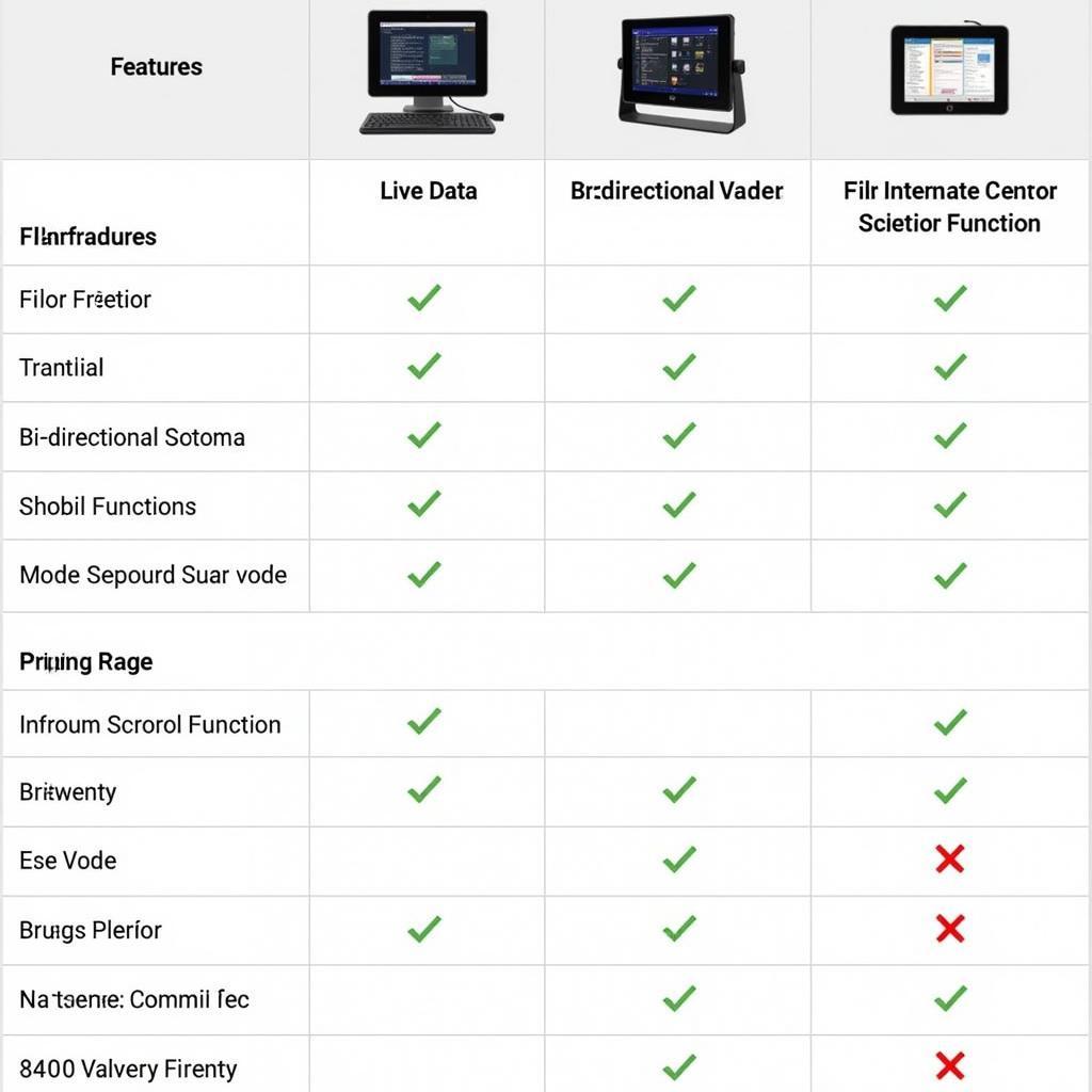 Comparing Features of Different Fcar Scan Tool Models